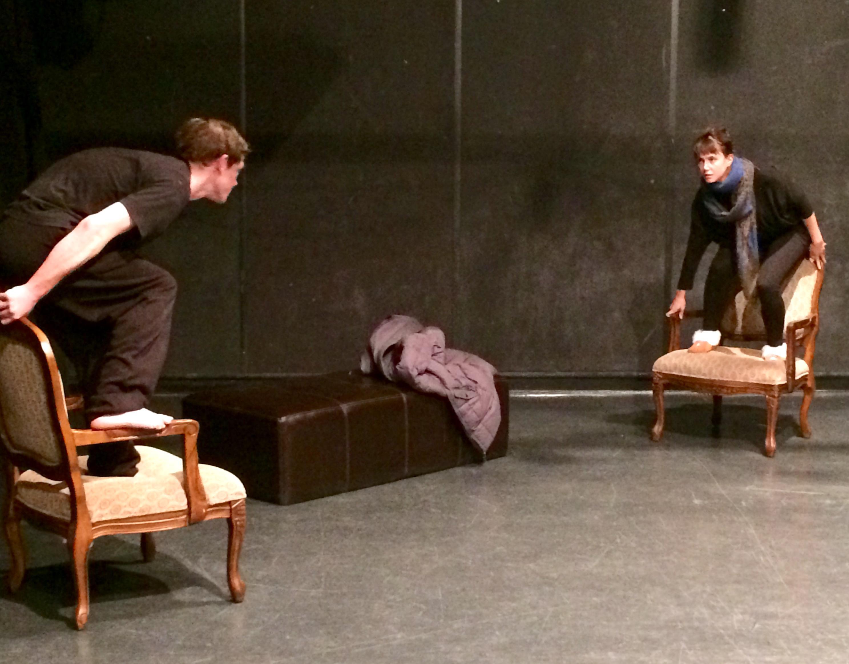 Wren Hookey&#039;s reading with Gwaandak Theatre. Photo credit: Clare Preuss.