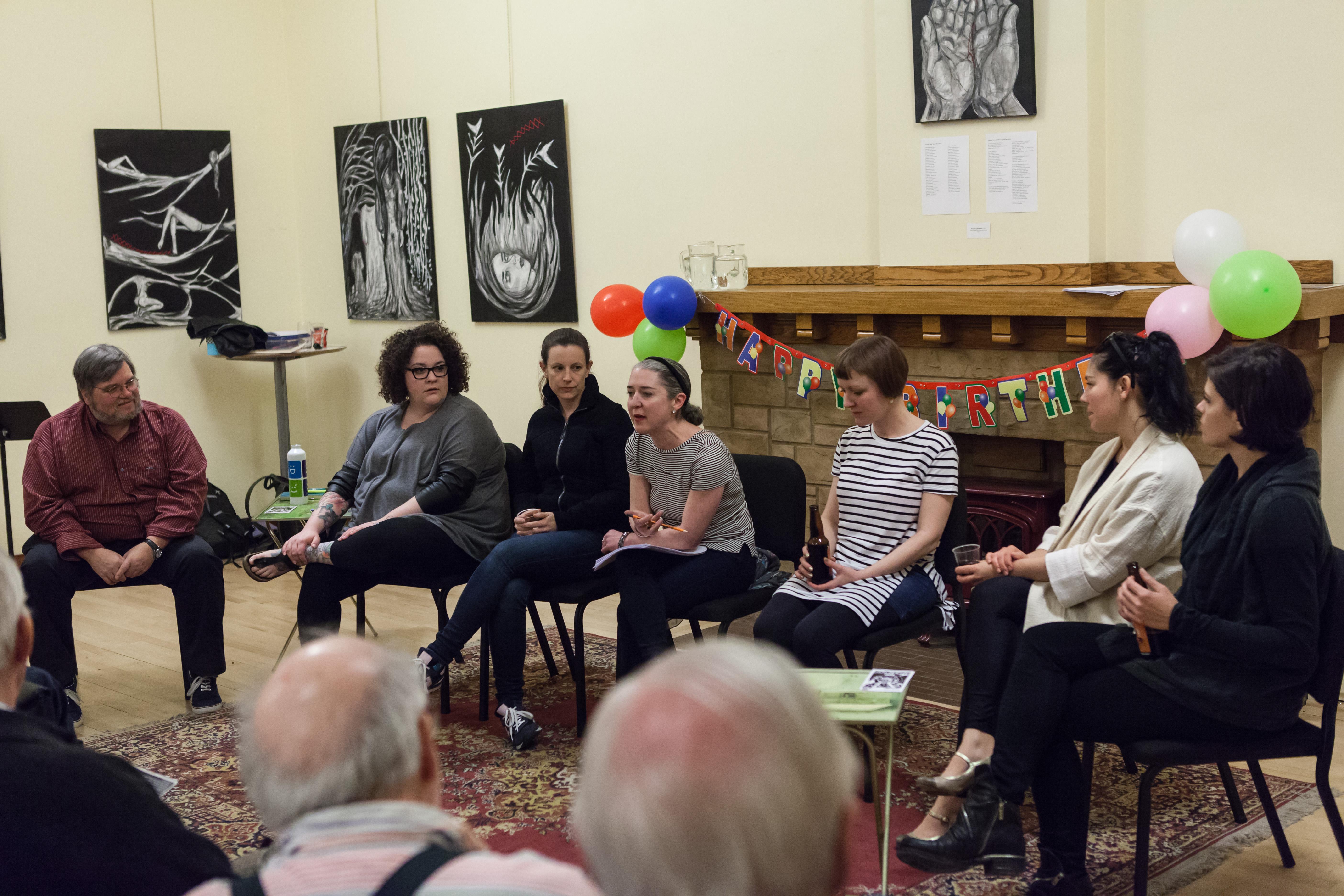 EIT Play Reading Series - Script Salon reading with Karen Hines Photo Credit: Jeff at baosphotography.com