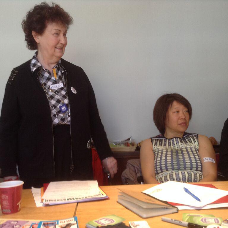 Peggy Chane and Alice Tuan